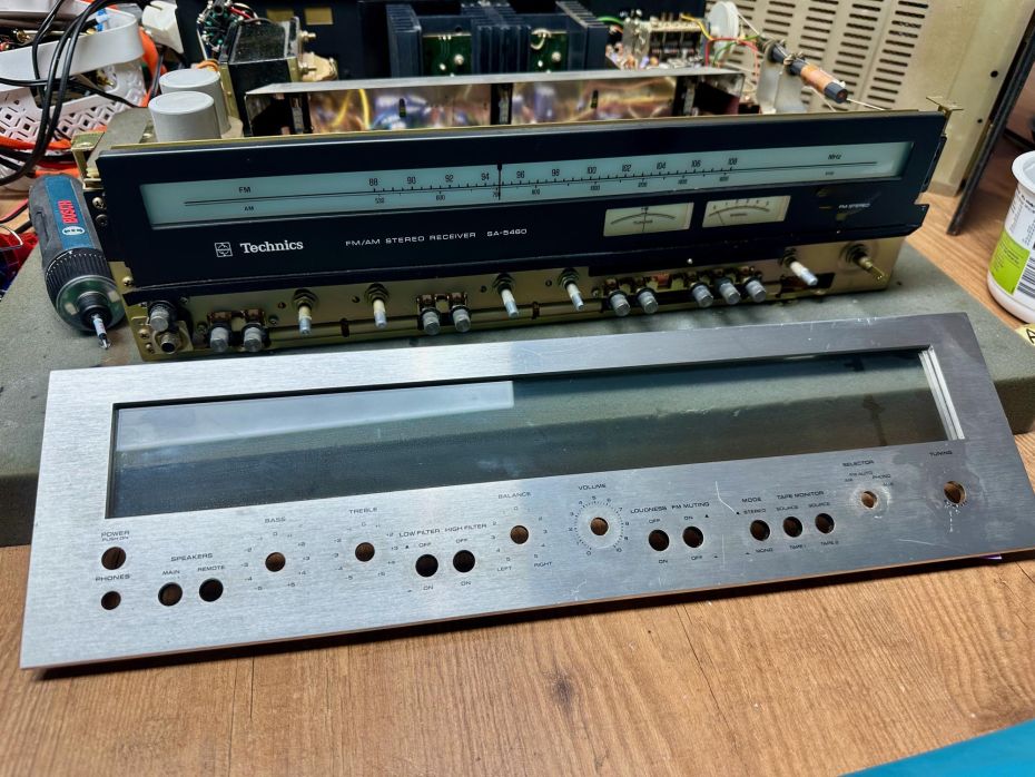 Technics receiver sa-5460 front 