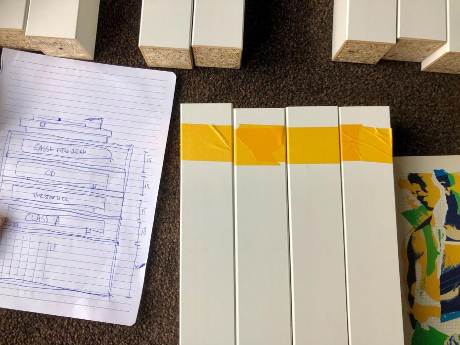 Ikea lack audio rack bouwtekening