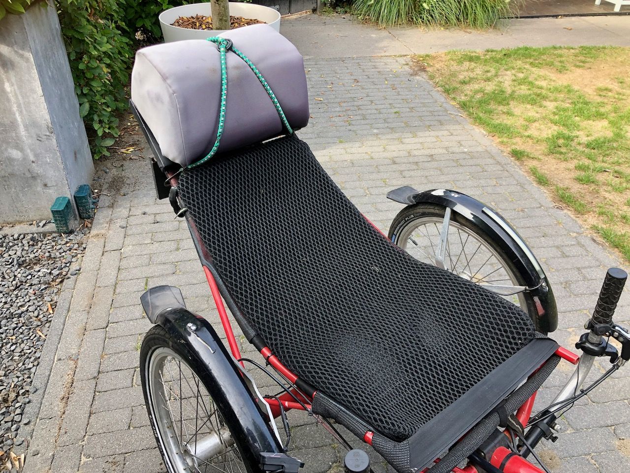 Hoofdsteun op maat op Hase Kettwiesel