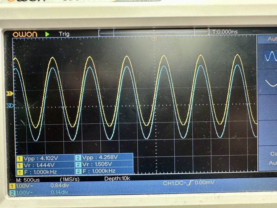 Vermogen meten van Yamaha CA-410 versterker