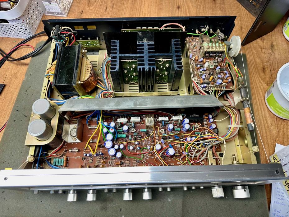Technics receiver SA-5460 open