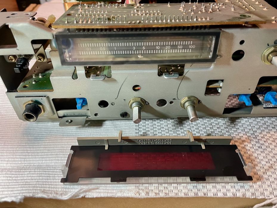 Display van VU meter Technics