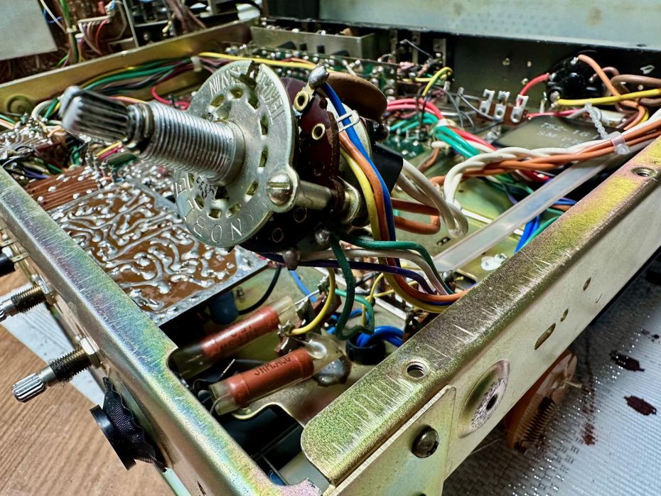 Pioneer receiver SX-770 schakelar reparatie