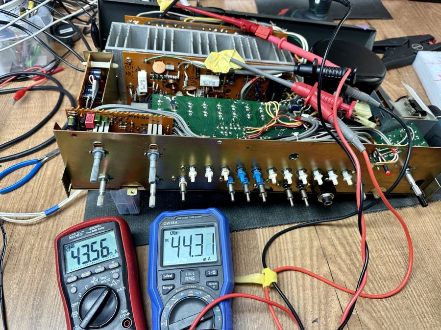 Bias afregelen Luxman L-5