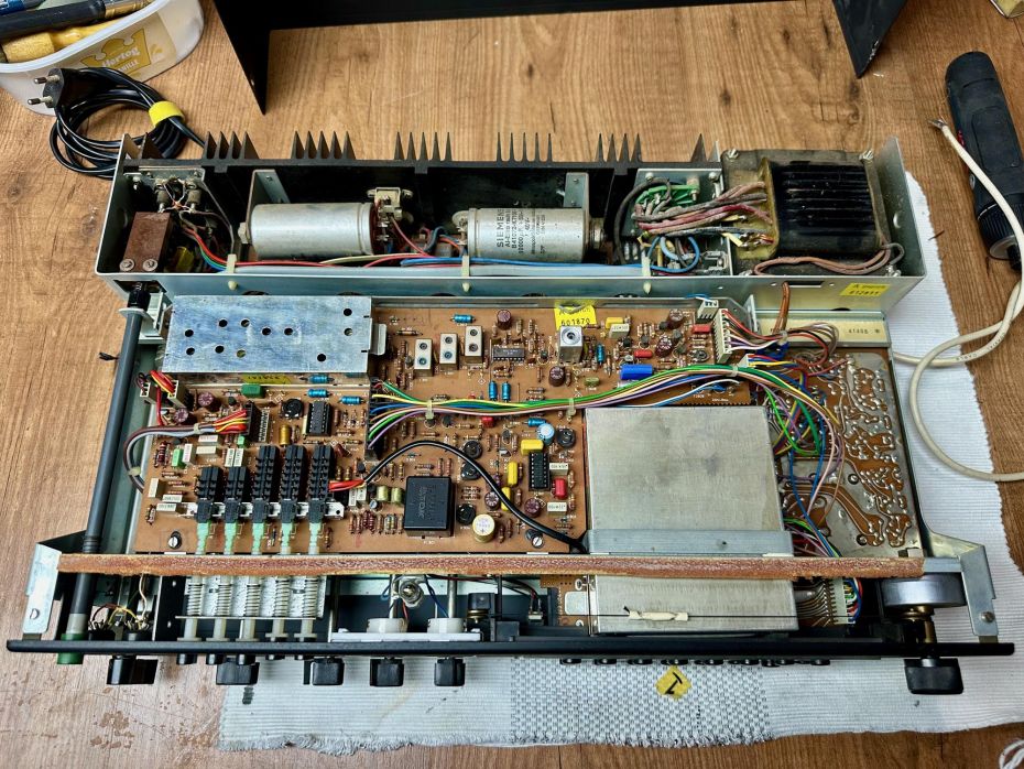 Braun regie 550 d binnenkant open