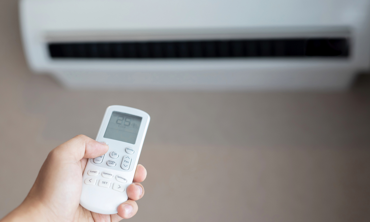Airco bediening verbruik verlagen