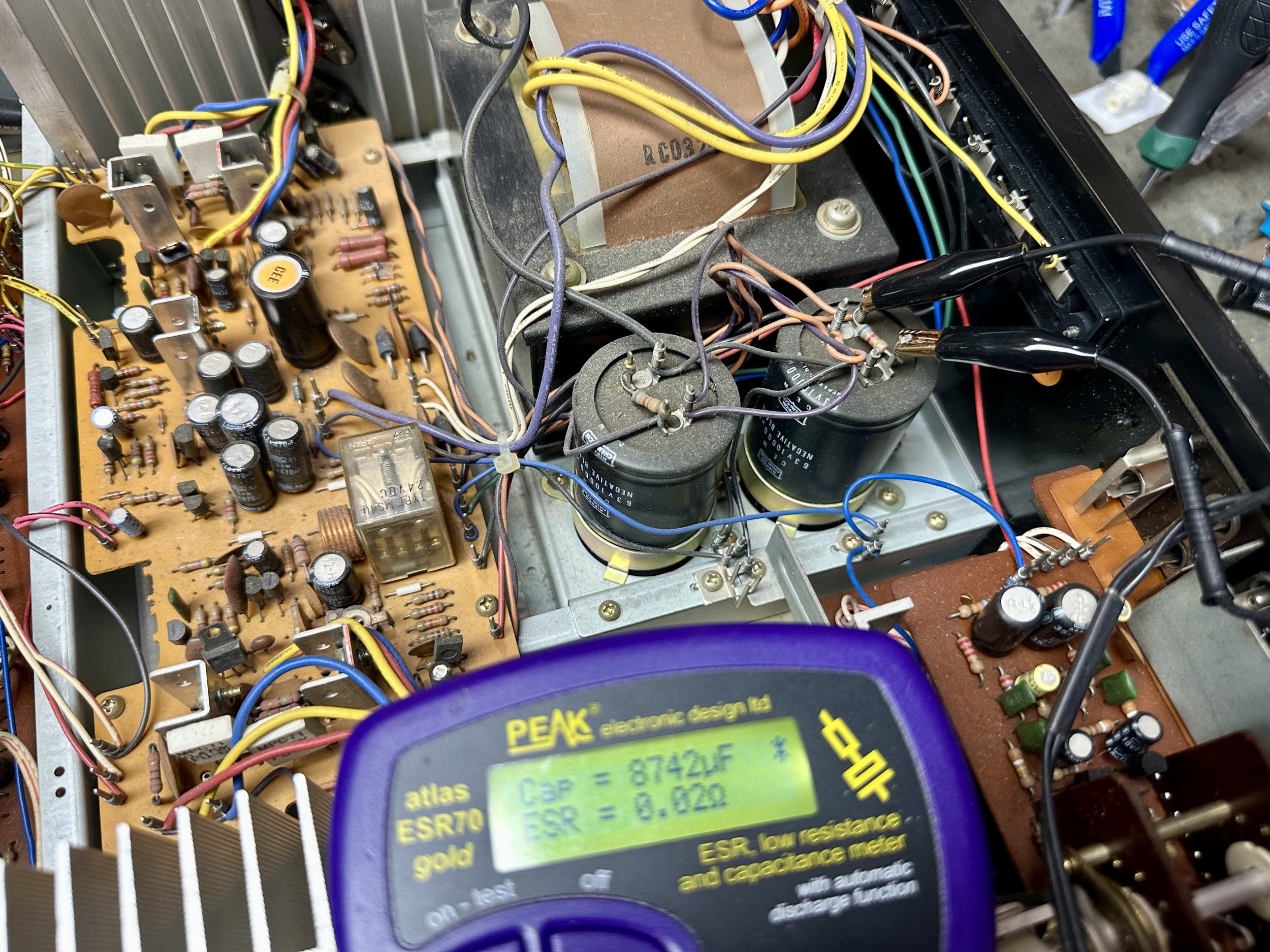 Buffer elco's van 10.000uF in perfecte conditie