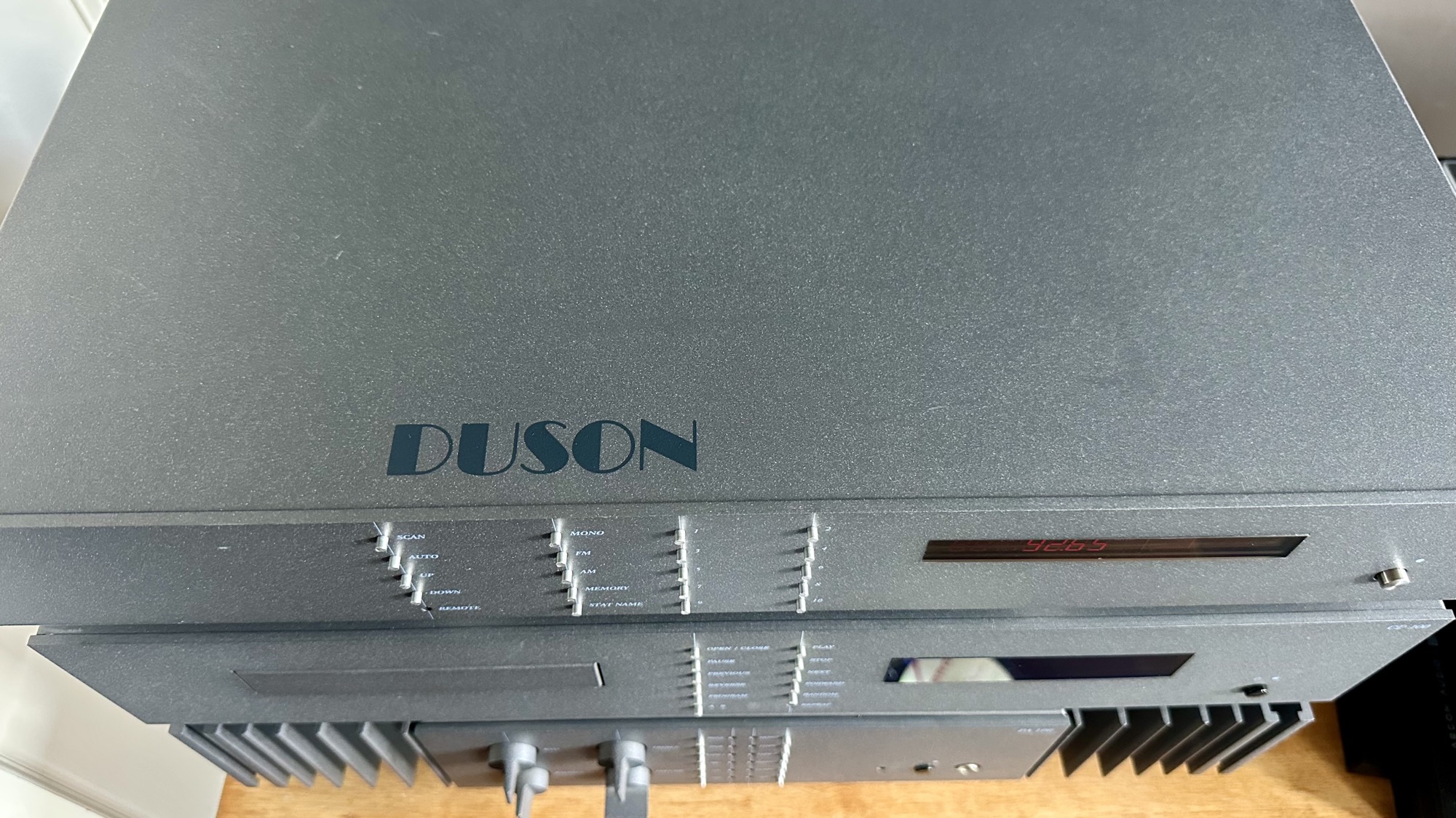 Complete Duson audioset bovenaanzicht