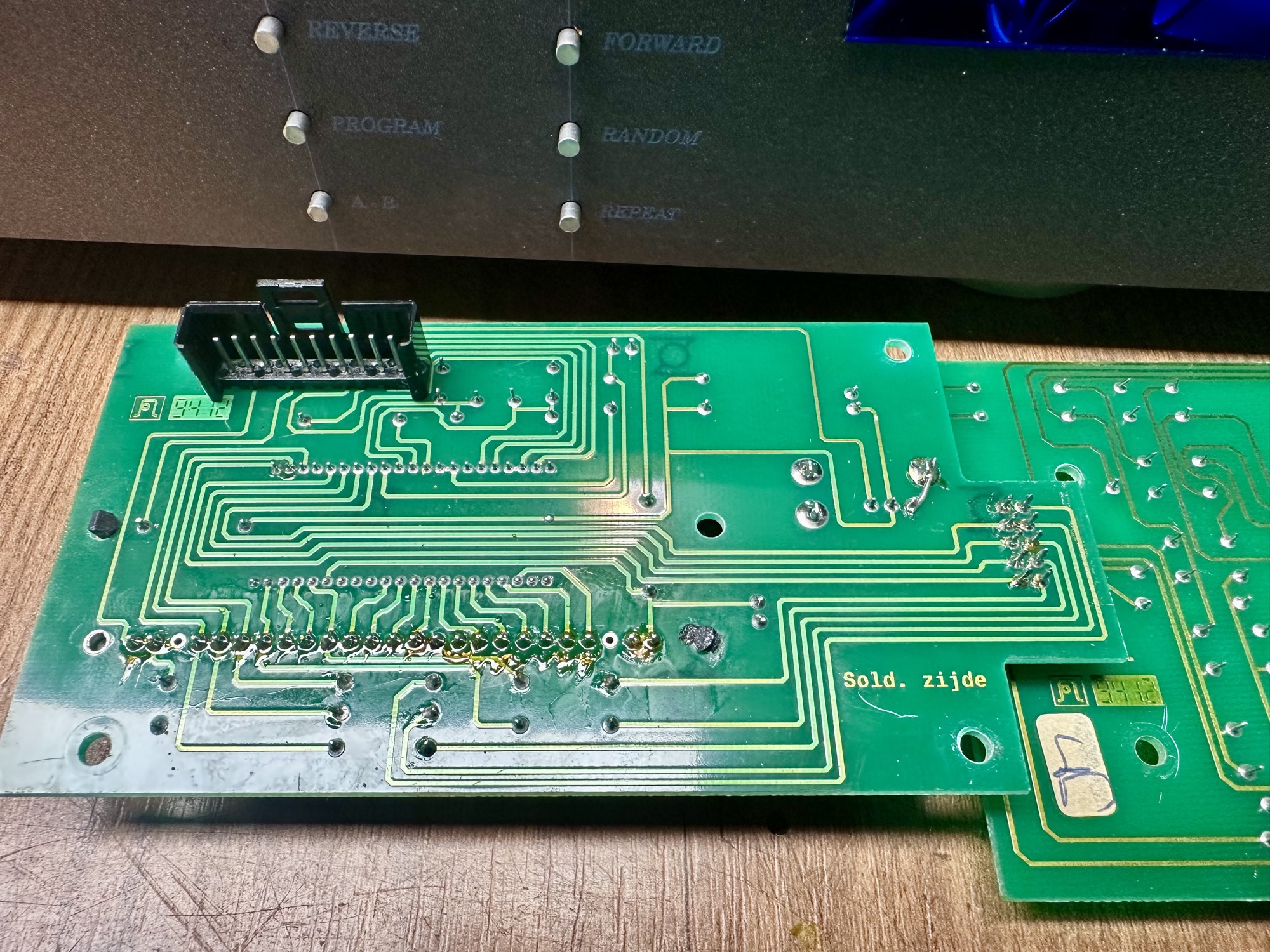 Display printplaat ter reparatie