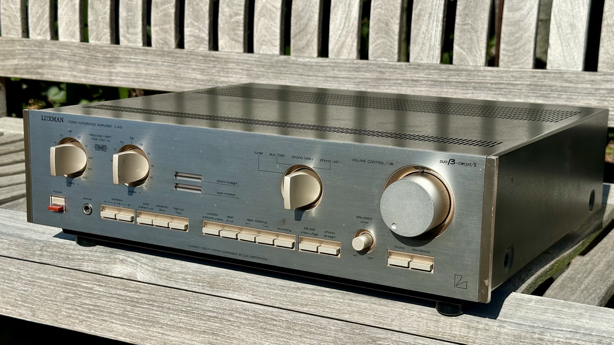 Luxman L-410 eindresultaat en weer als nieuw