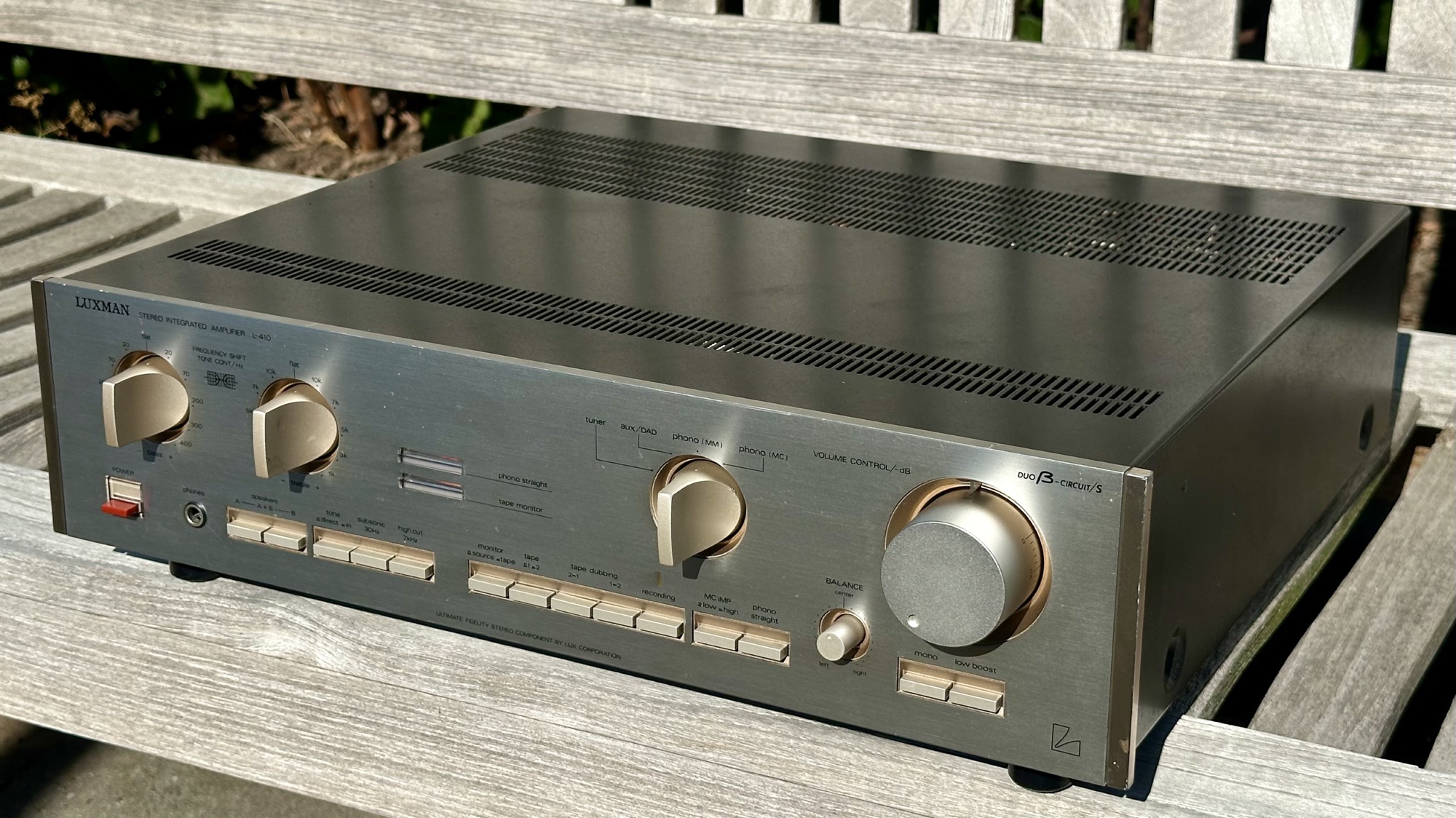 Luxman L-410 eindresultaat en weer als nieuw