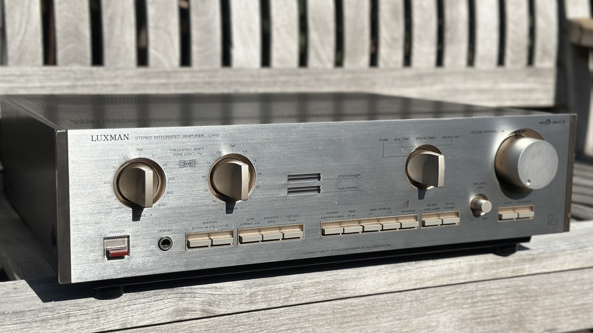 Luxman L-410 eindresultaat en weer als nieuw