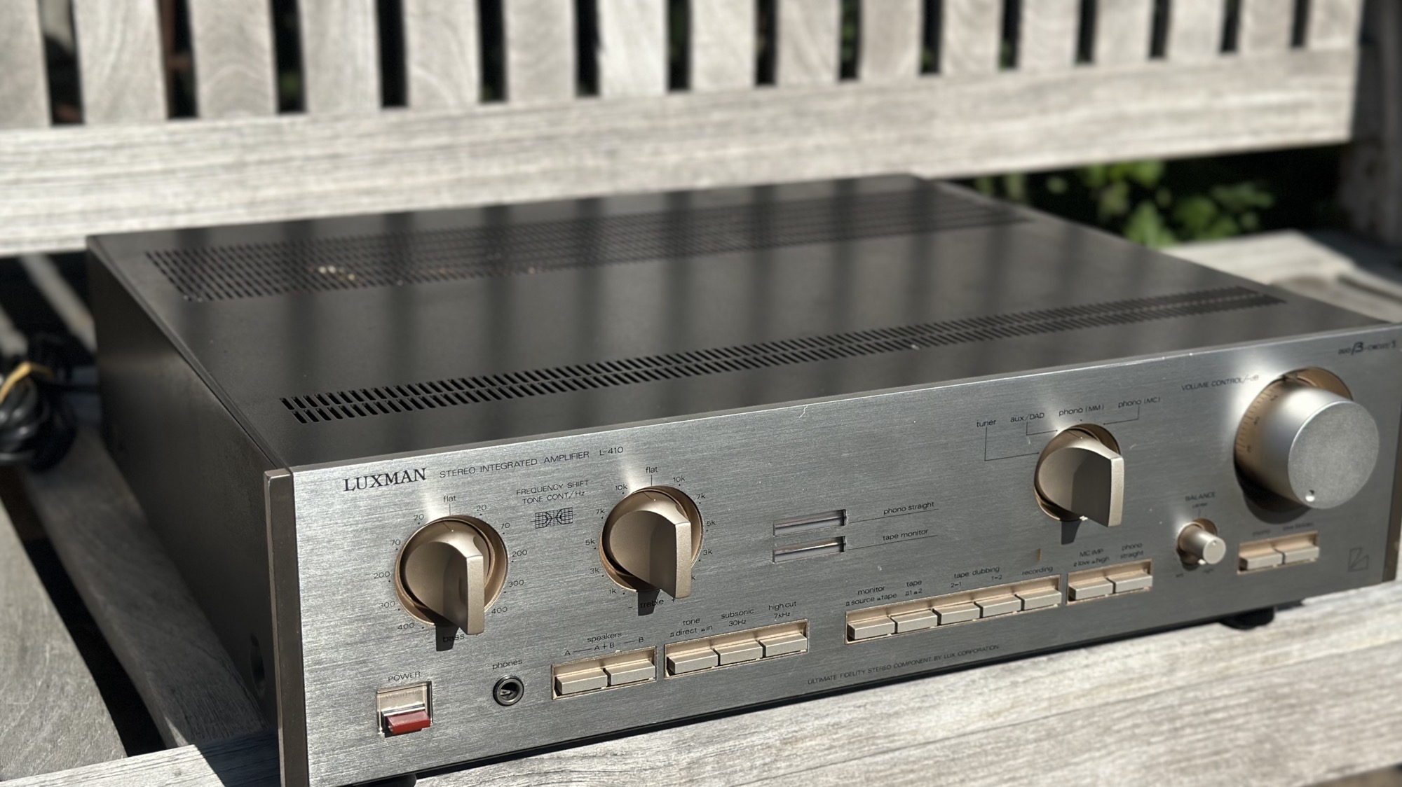 Luxman L-410 eindresultaat en weer als nieuw