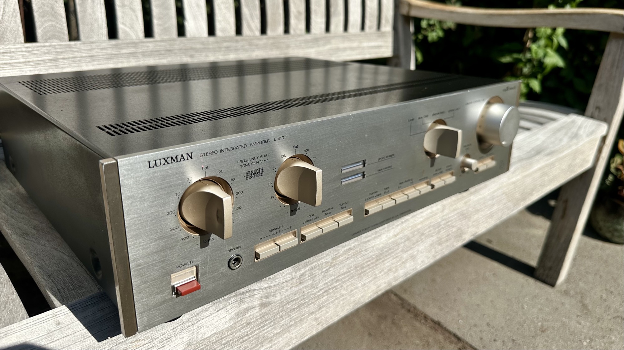 Luxman L-410 eindresultaat en weer als nieuw