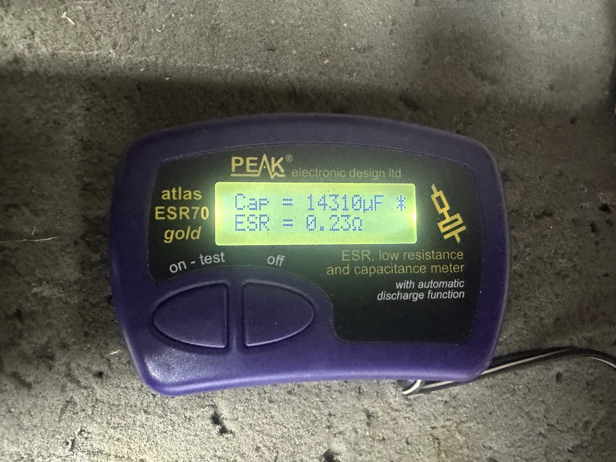 15.000uF buffer elo nog in perfecte conditie