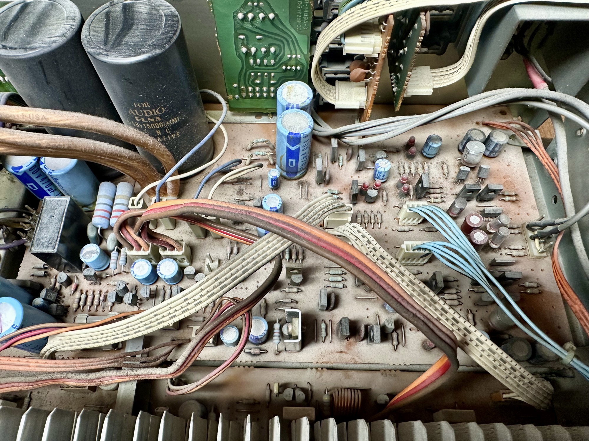 Luxman L-410 voeding en voorversterker printplaat