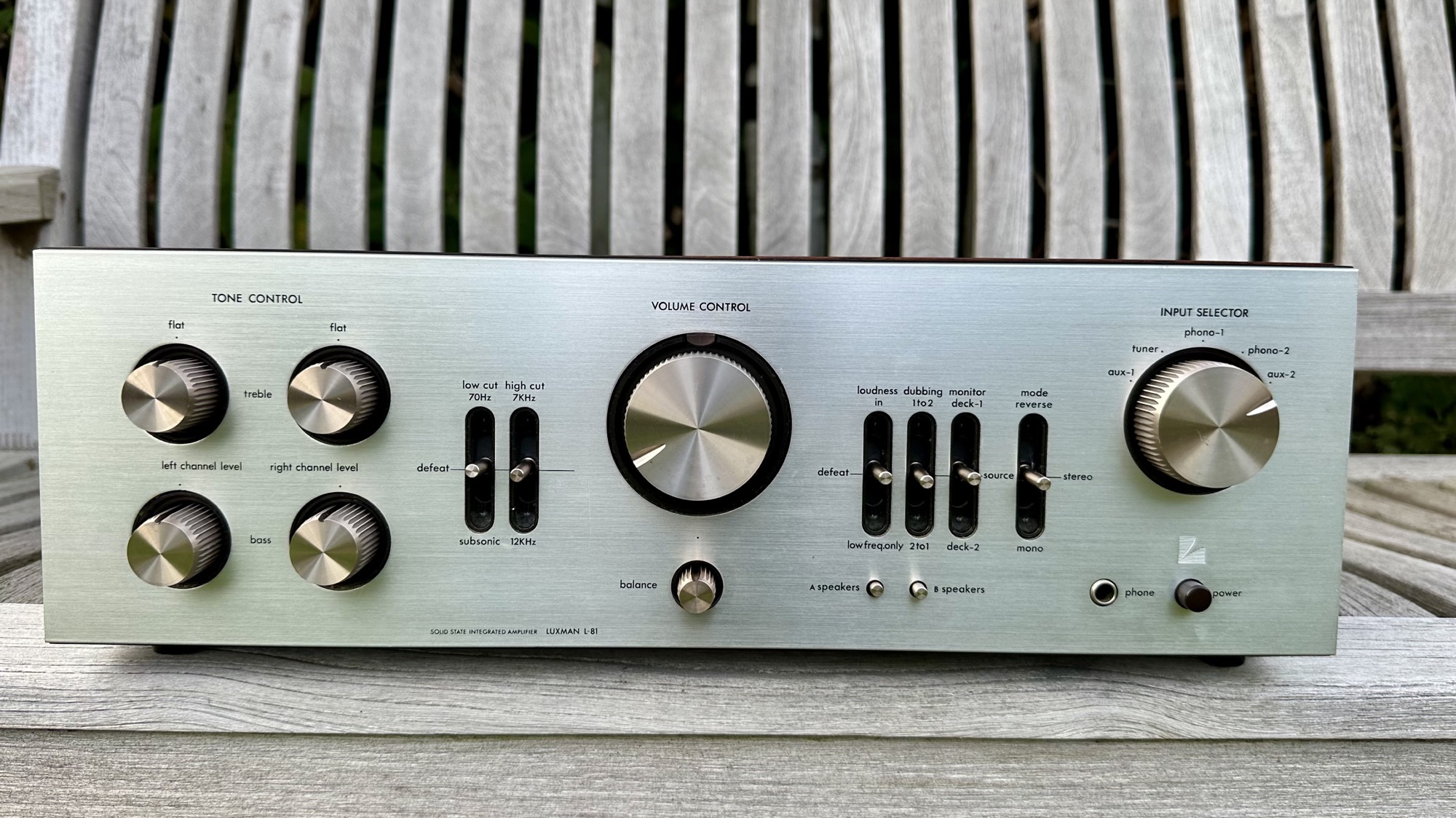 Prachtige Luxman L-81 