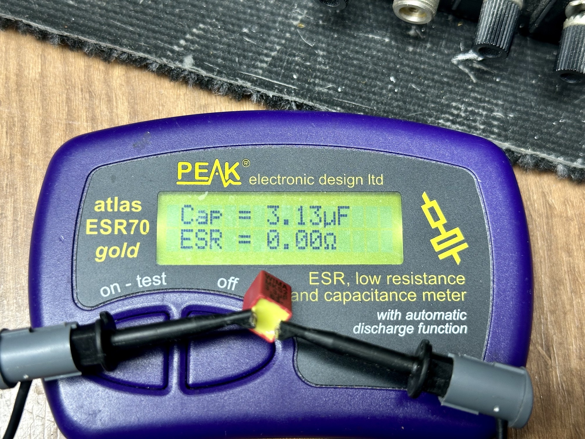Nieuwe Wima Koppelcondensatoren voor Luxman R-1050 nameten