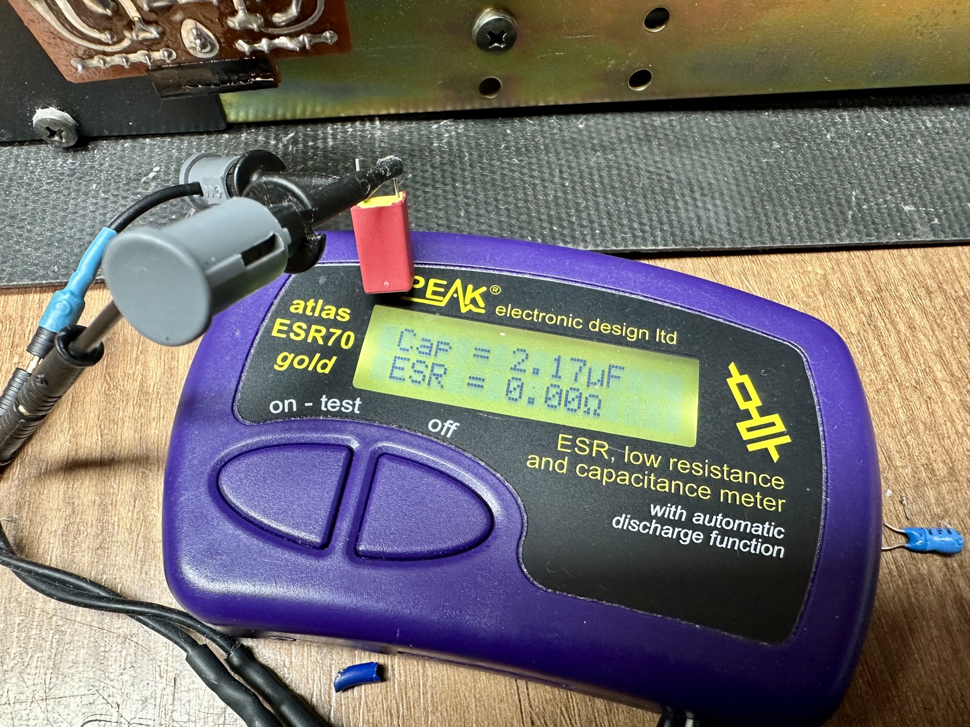 Nieuwe Wima Koppelcondensatoren voor Luxman R-1050 nameten
