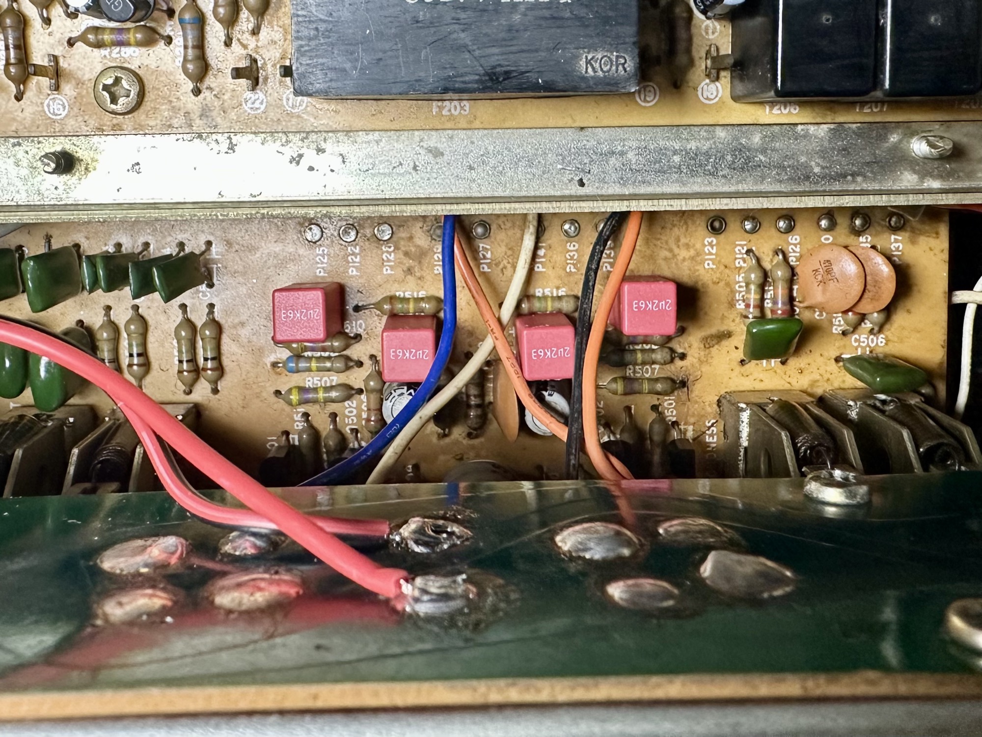 Luxman 800 Receiver koppelcondensator Wima