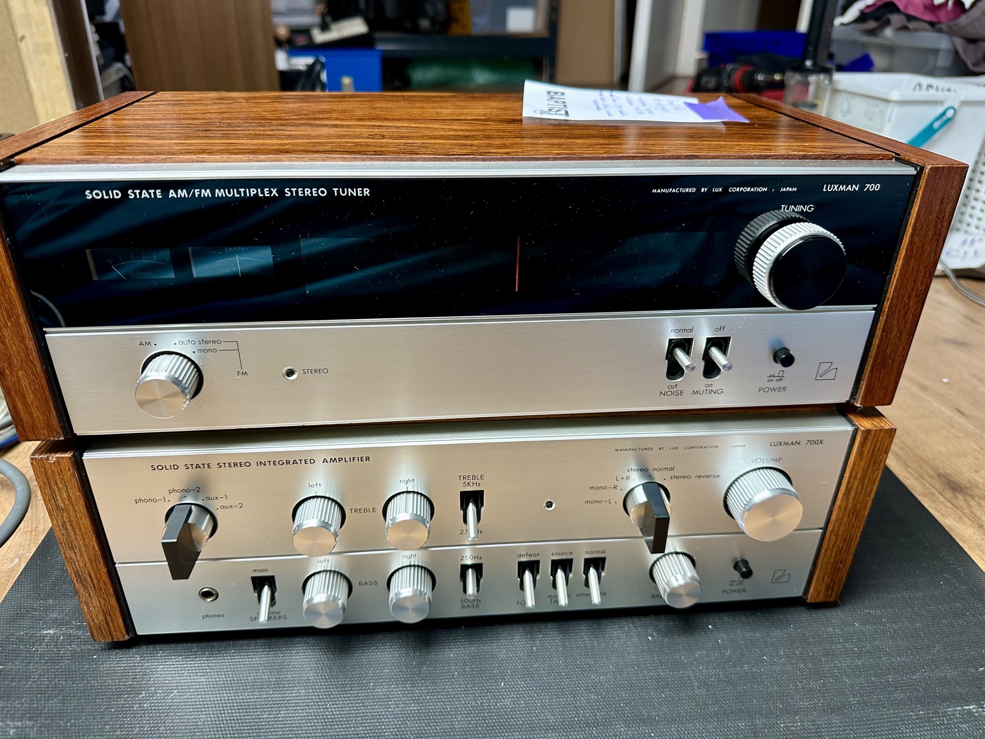 Luxman SQ 700 Versterker T 700 Tuner