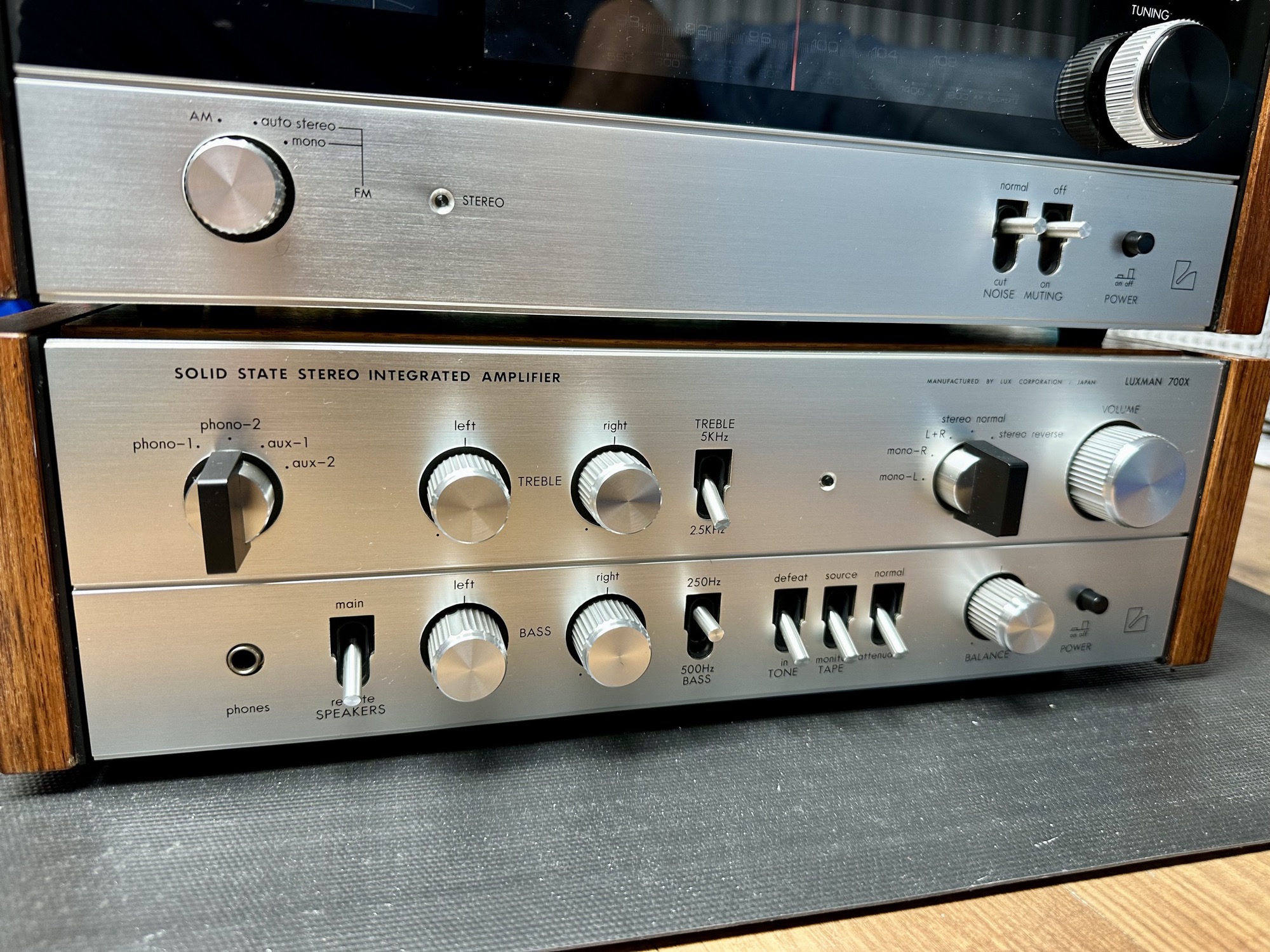 Luxman SQ 700 Versterker T 700 Tuner