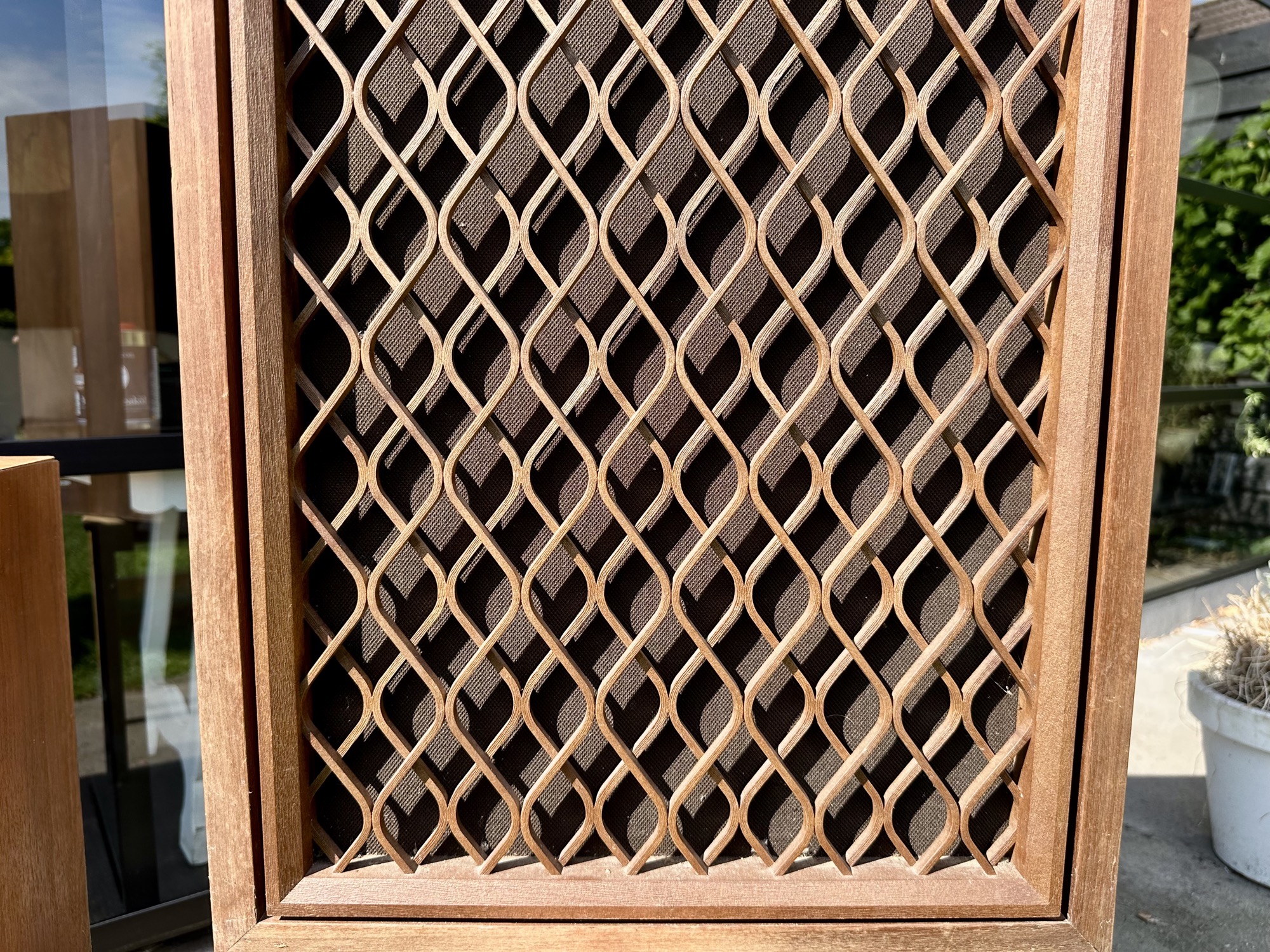 Kunststof houtstructuur van PIONEER CS-701A speakers