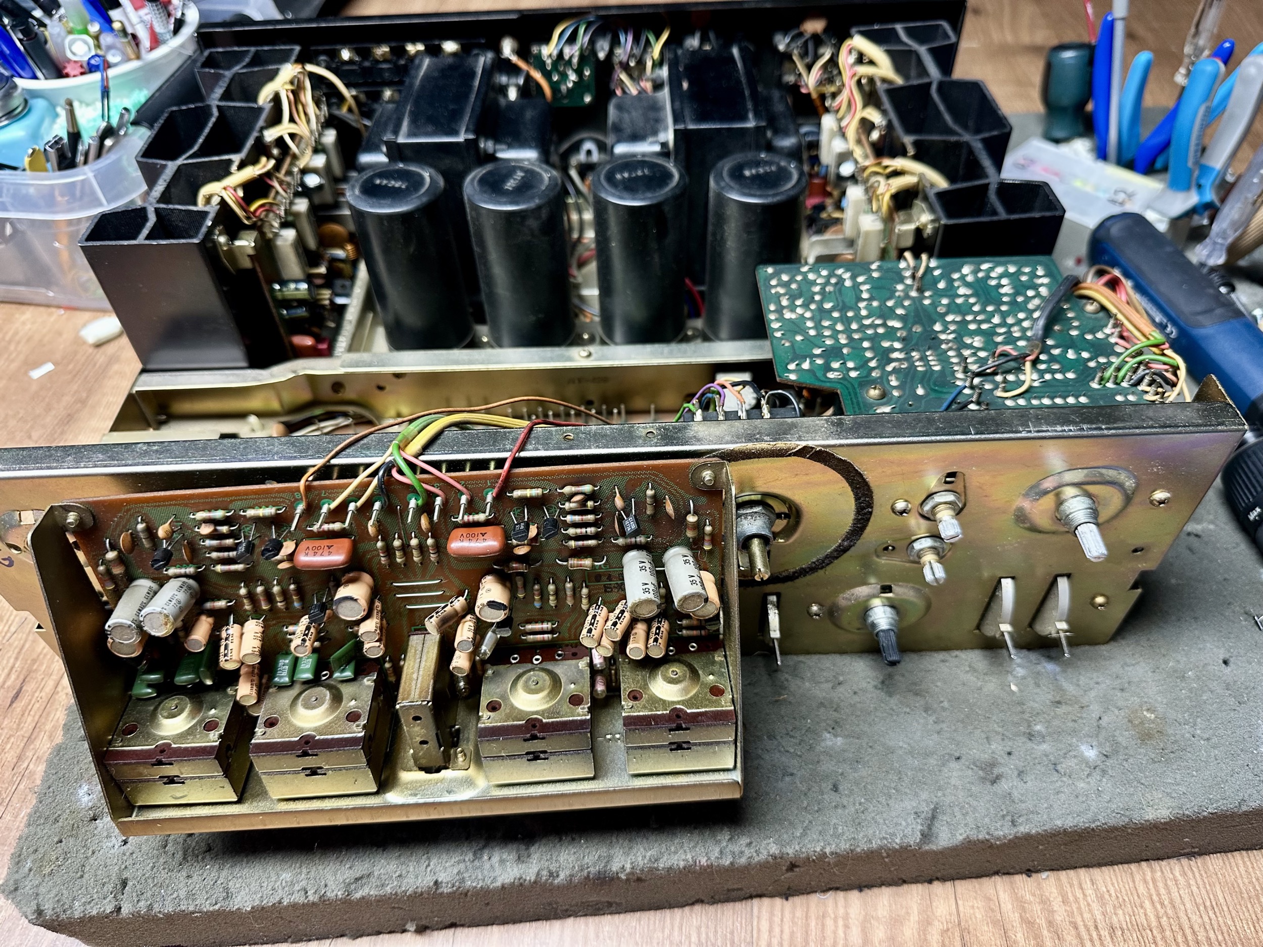 Tone en voorversterker printplaat van Pioneer SA-9500 II