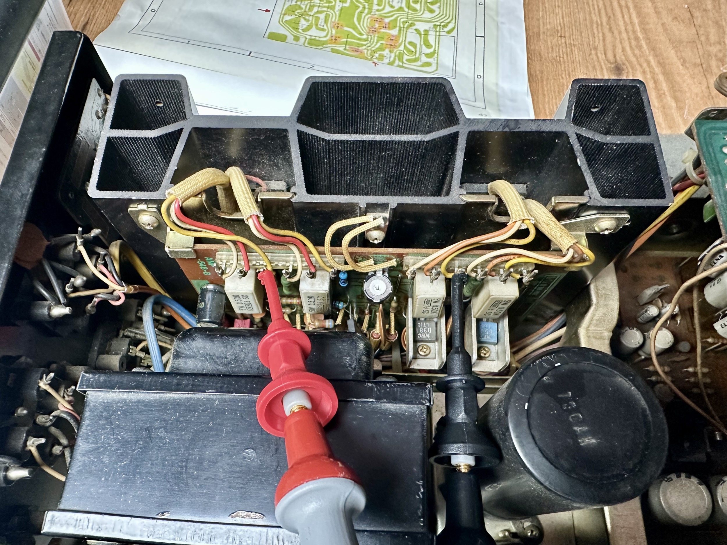 Bias / ruststroom in stelling van Pioneer SA-9500 II