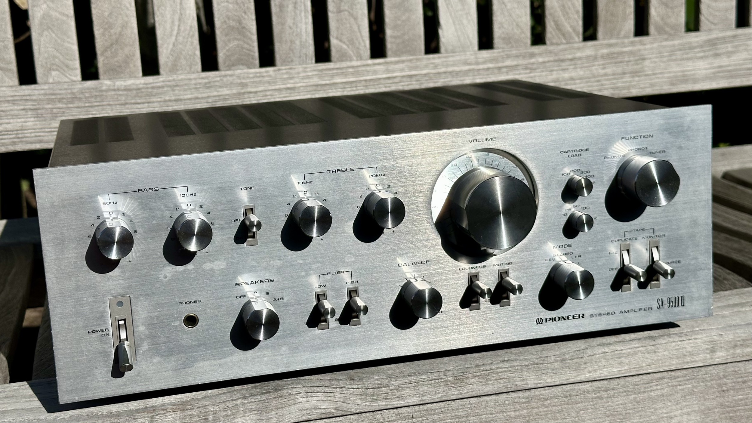 Pioneer SA-9500 II eindresultaat