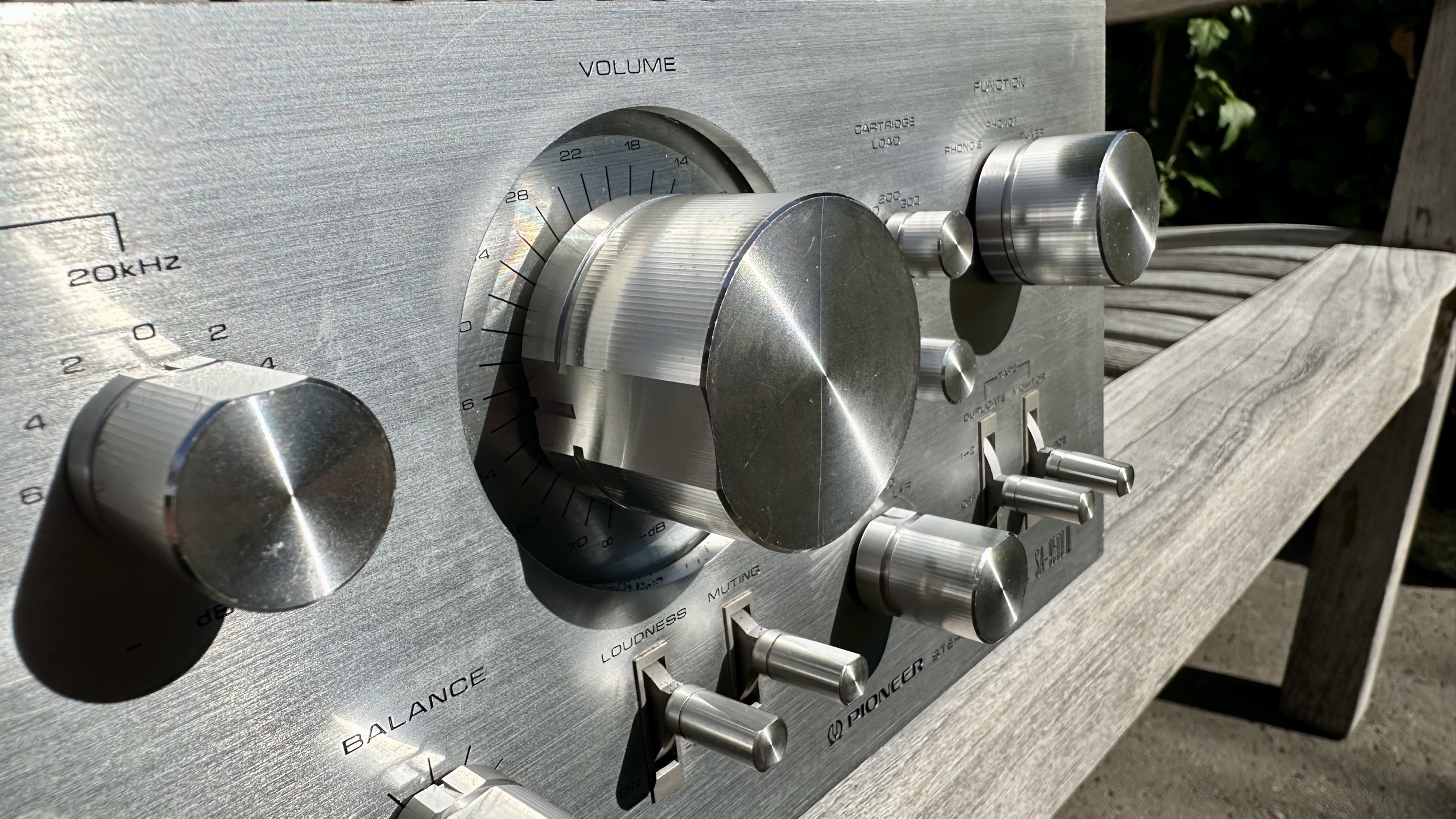 Gerepareerde Pioneer SA-9500 II eindresultaat
