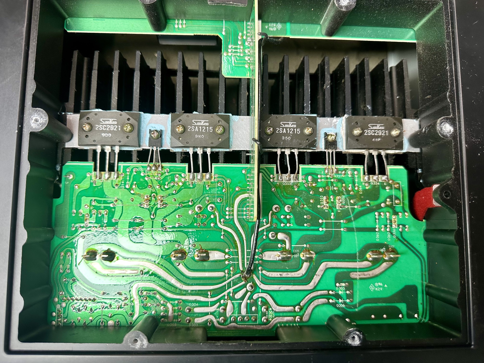 Onderzijde printplaat in Sony N55