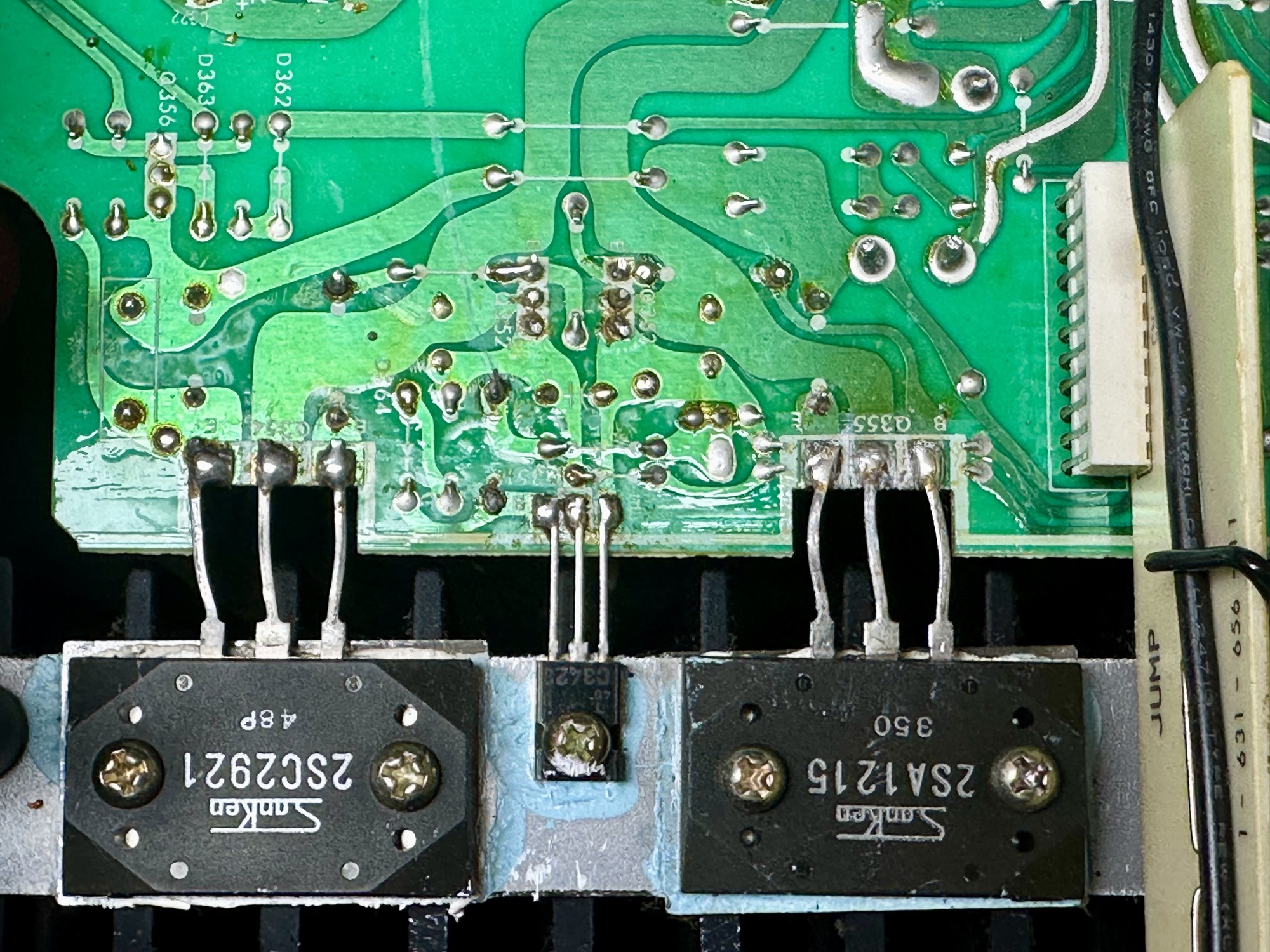 Slecht soldeerwerk in Sony N55