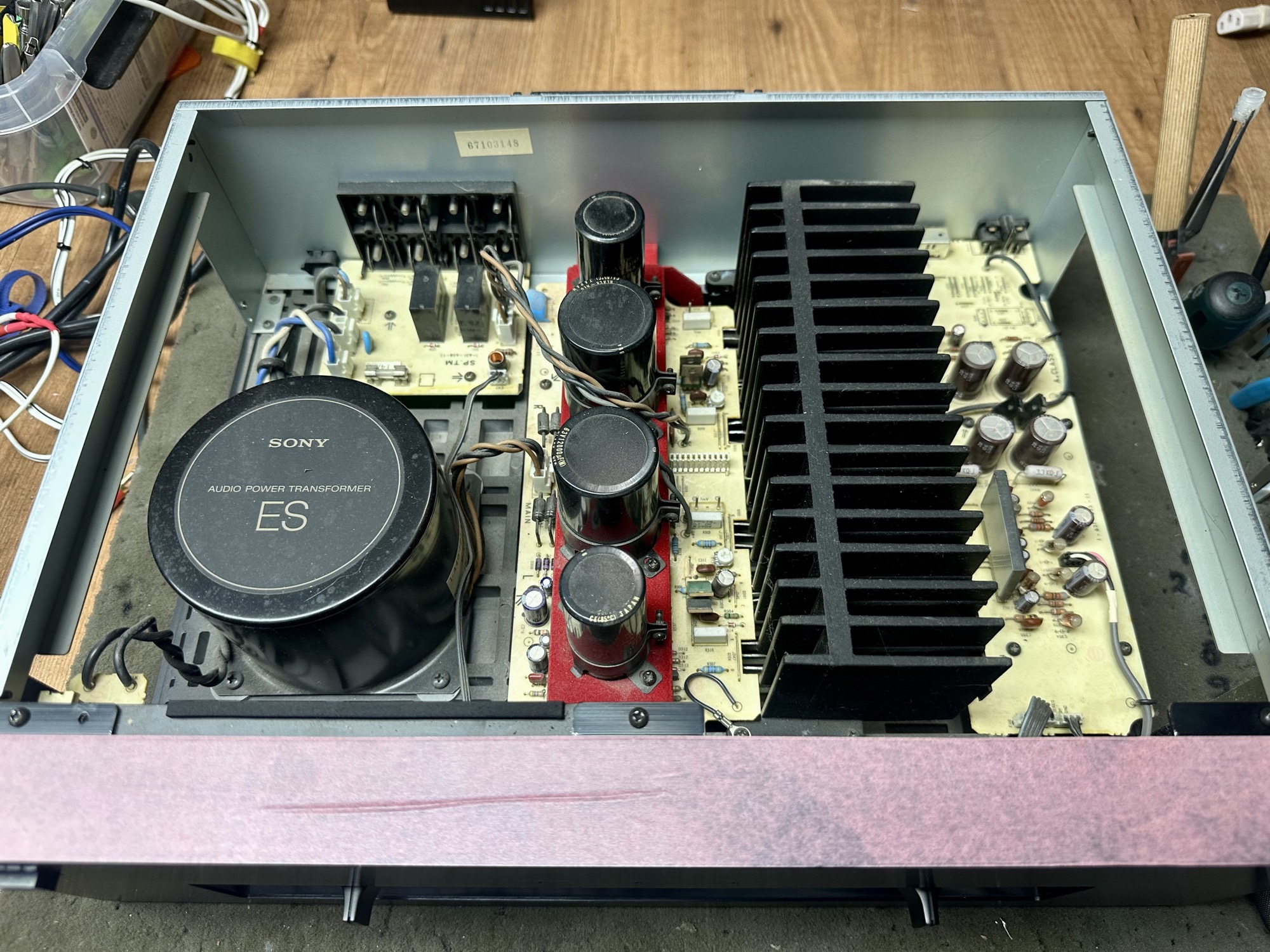 SONY TA-N55es eindversterker ter reparatie