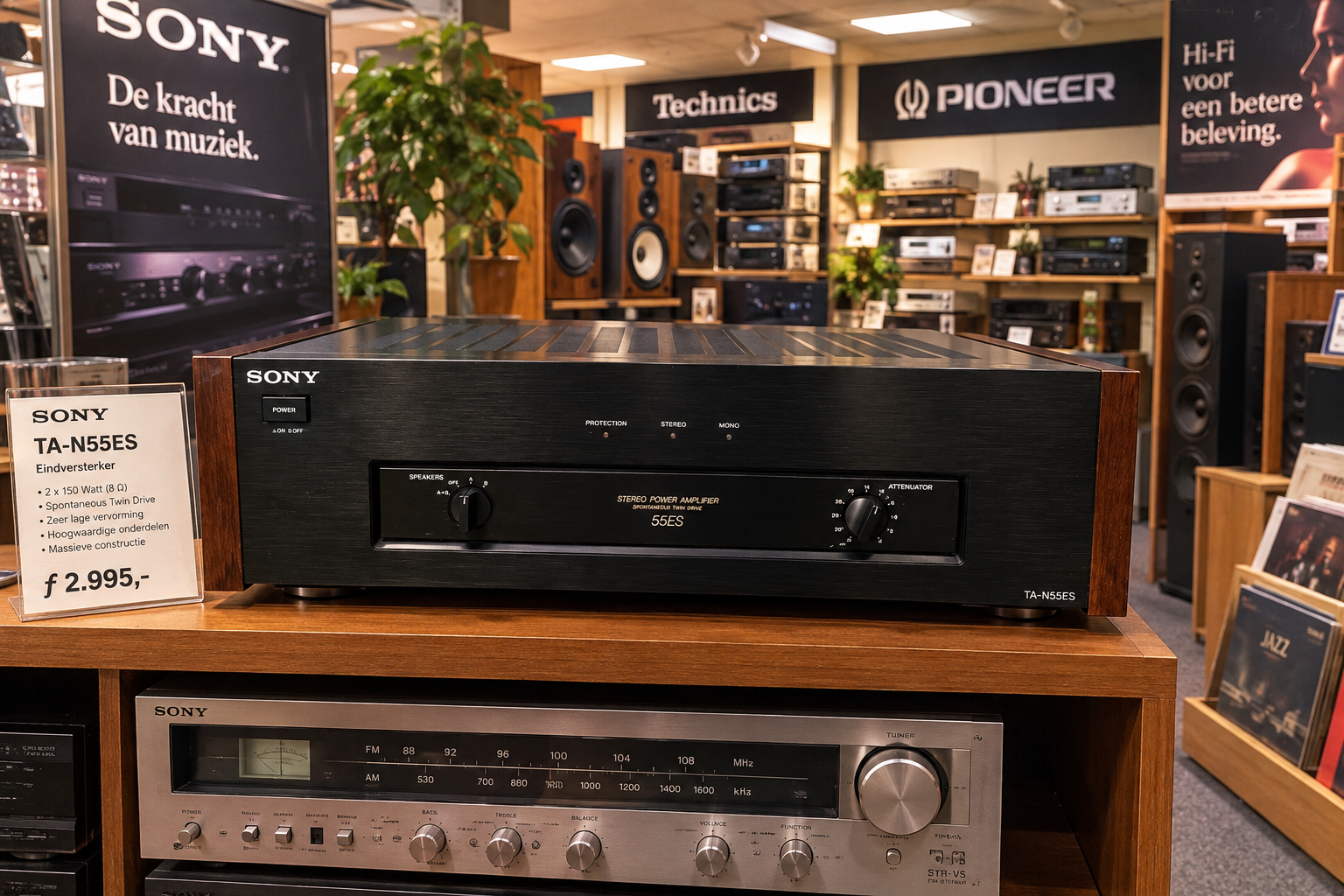 Sony TA-N55ES in hifi shop in 1991