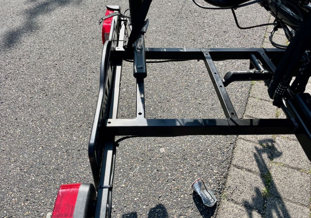 Gelaste en gespoten aangepaste fietsdrager van Pro User