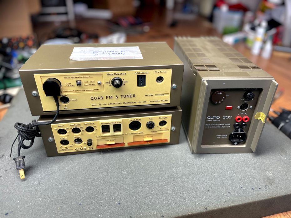 Quad 33 en 303 versterker defect