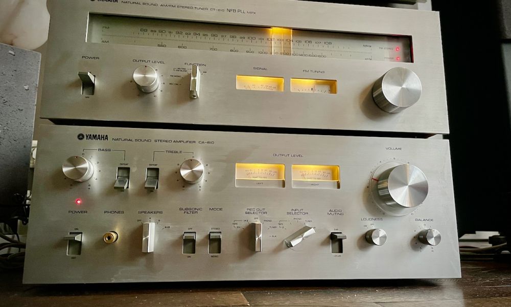 Yamaha CA-610 versterker recap and repair