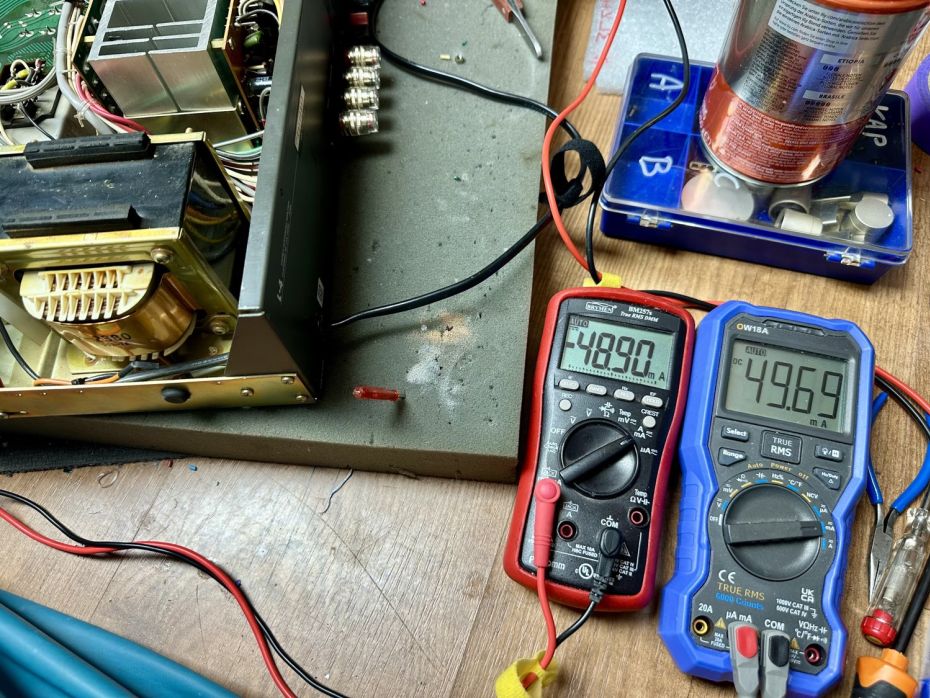 Bias stroom instellen van Luxman versterker