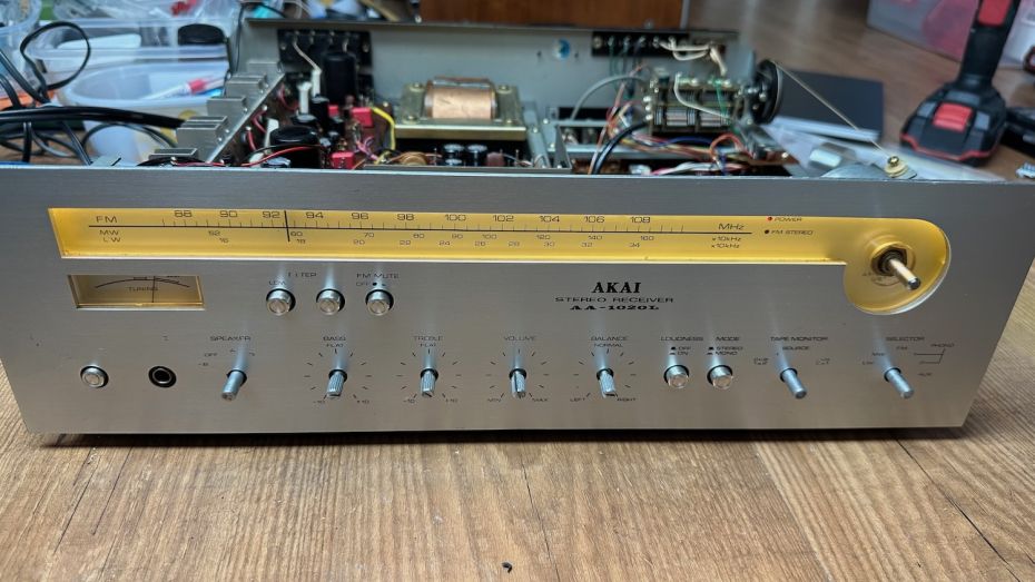 Led verlichting in receiver aangebracht