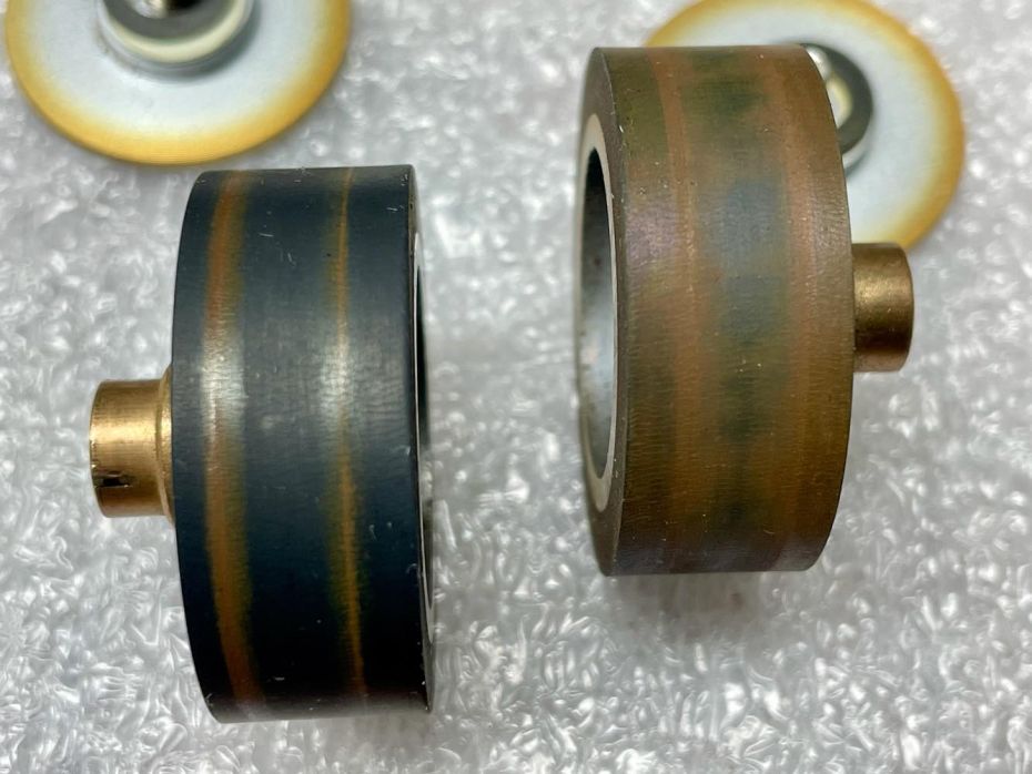 Aandrukrollen zijn vies