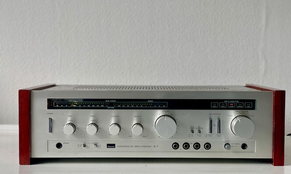 Sansui A-7 versterker uit 1980