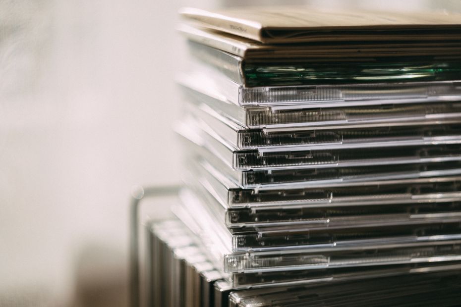 Stapel cd's