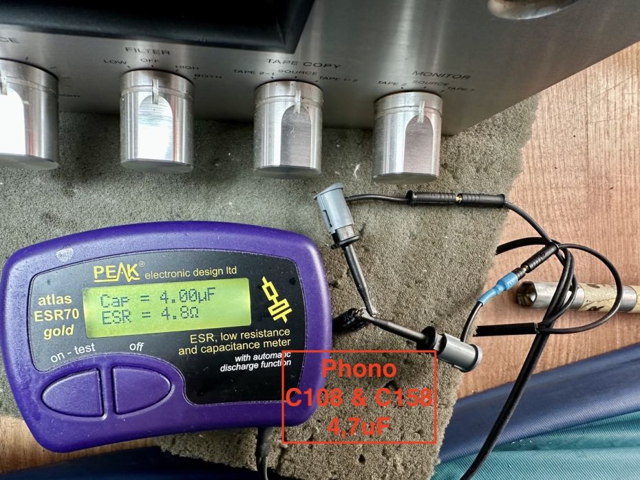 Sony TA-F4A versterker condensator