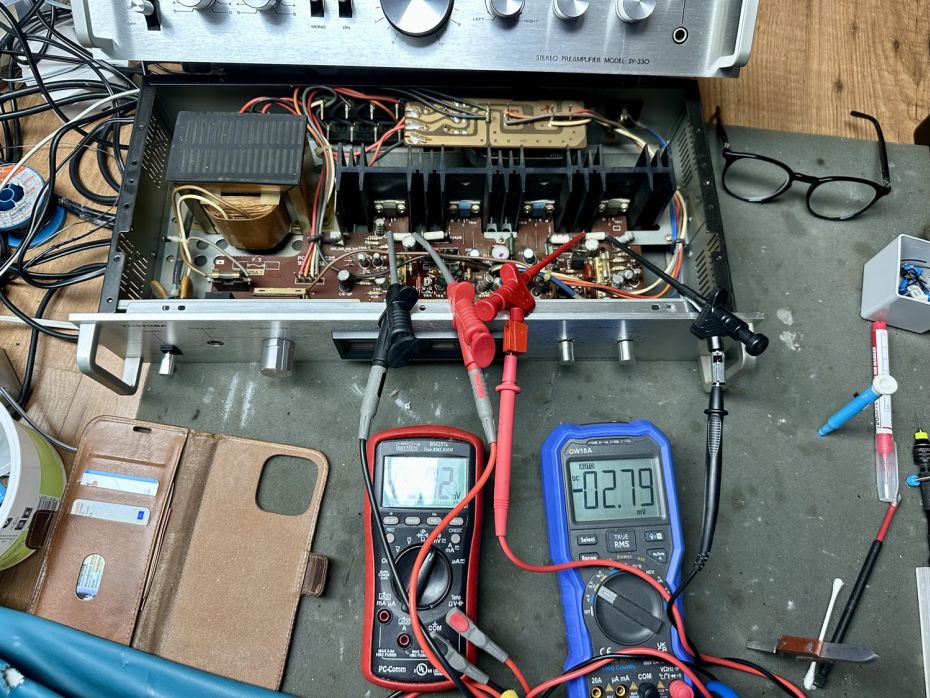 Toshiba 330 audioset reparatie afregelen