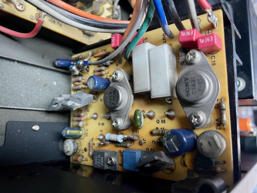 Wima koppelcondensator en Panasonic 