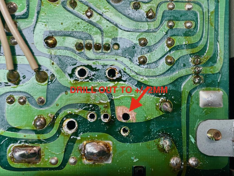 Uitboren van de printplaat