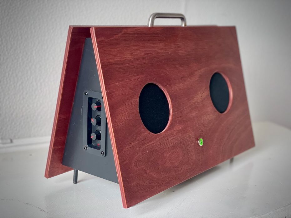 Versterker van de portable bt speaker.