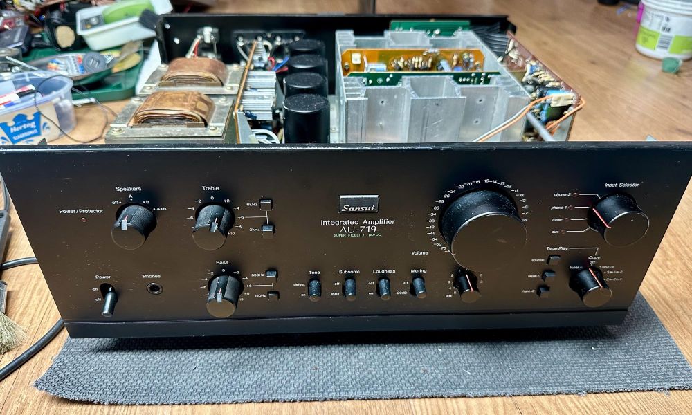 Phono ingang werkt niet