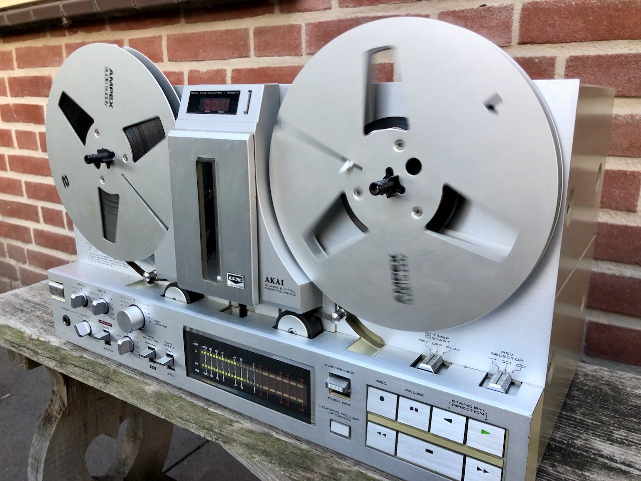 Prachtige vintage HiFi zoals een Akai GX-77 bandrecorder